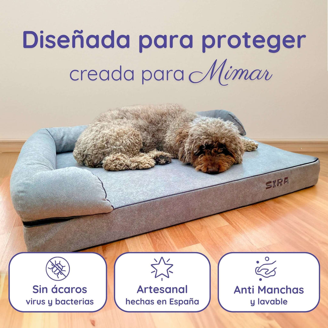 Cama viscoelástica para perros