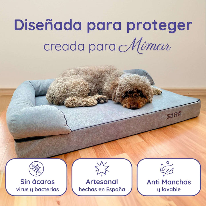 Cama viscoelástica para perros