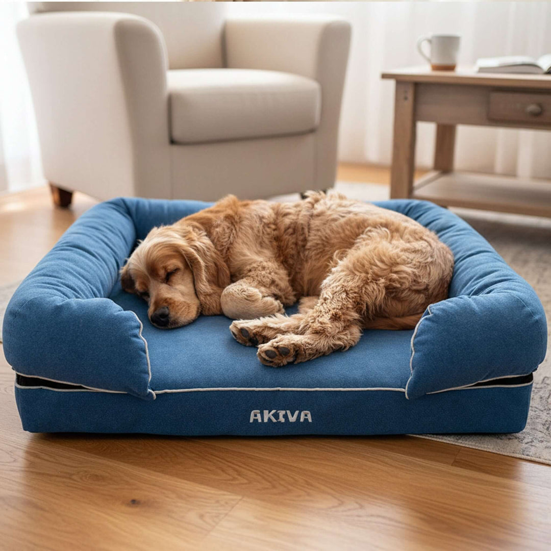 Viscoelastic bed for dogs