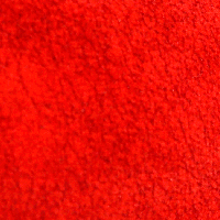 Texto de textura suave en color rojo vibrante para decoración o diseño.