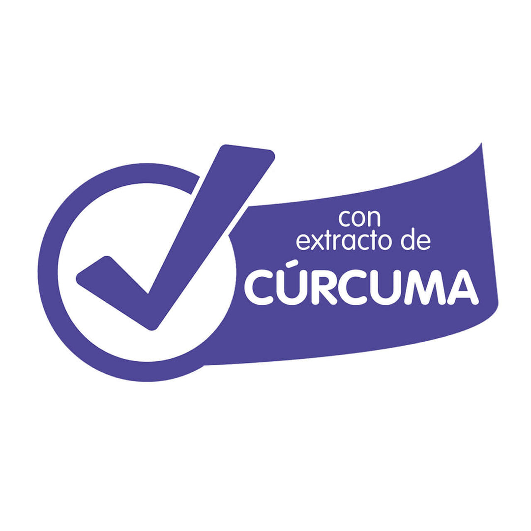 Logo de balukaVIT con extracto de cúrcuma, resaltando su uso en productos para mascotas.